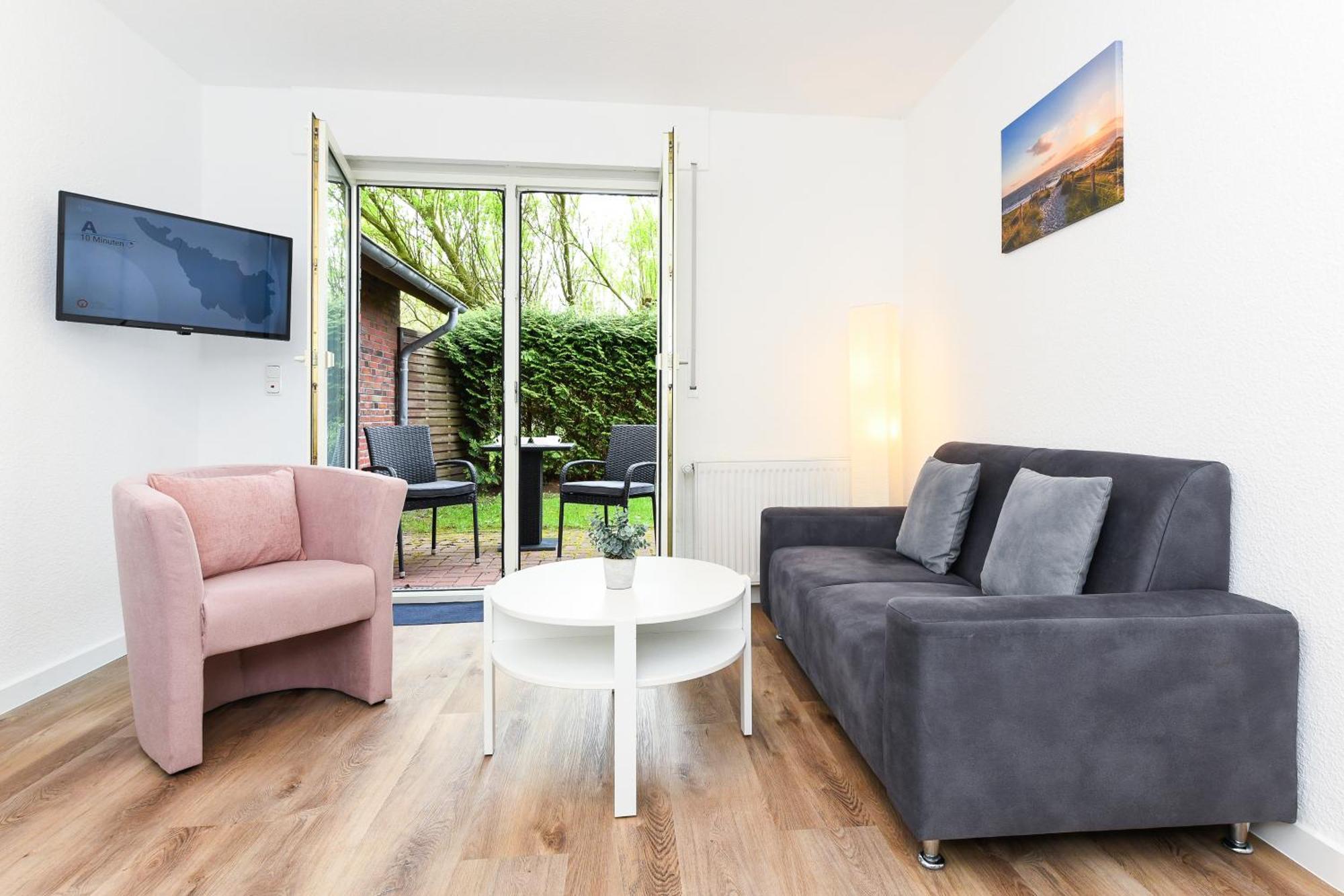 Ferienwohnungen Mit Terrasse Im Haus Seekieker Bensersiel Exterior photo
